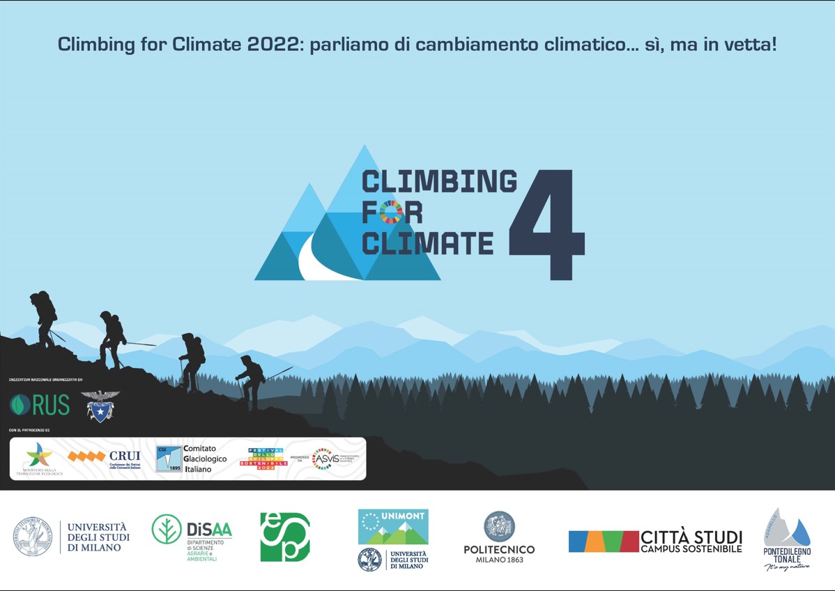 Climbing for Climate al Ghiacciaio Presena – 17/09/2022