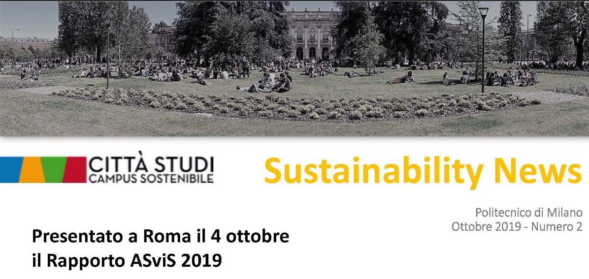 Online il nuovo numero di Sustainability News – 9/10/2019