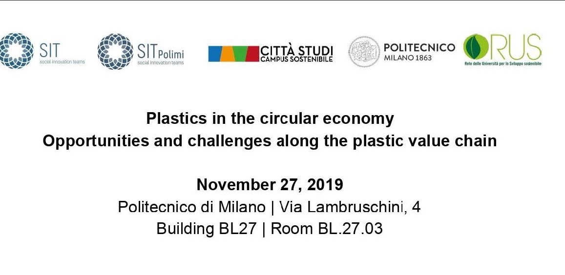 Plastics in the circular economy – 27/11/2019